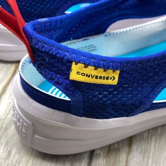 Little Kid Chuck Taylor Ultra Low Top Velcro Strap Breathable Summer Shoe Size 2 - Picture 5 of 9